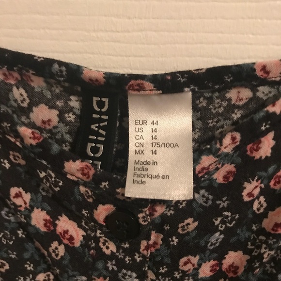 H&M floral button up sleeveless dress - Picture 2 of 5